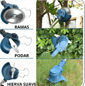 CORTA CESPED ELECTRICO PLEGABLE 2 BATERIA 48V