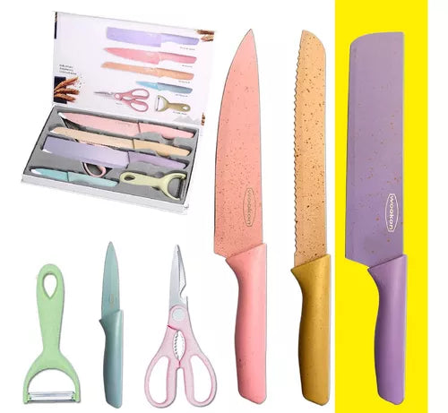 SET DE CUCHILLOS 5 PIEZAS